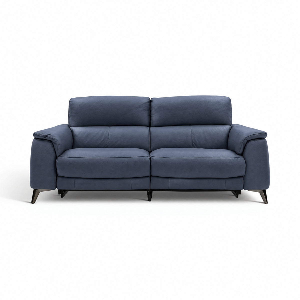 Allegra 3 Seater Recliner Sofa - 2.5 Seater Power Recliner with Power Headrest Cat 20S - Power with Power Headrest & USB 3 Seater Sofas Sterling Home 10 BXS-036C NAVY