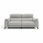 Allegra 3 Seater Recliner Sofa - 2.5 Seater Power Recliner with Power Headrest Cat 20S - Power with Power Headrest & USB 3 Seater Sofas Sterling Home 3 BXS-041E SILVER GREY