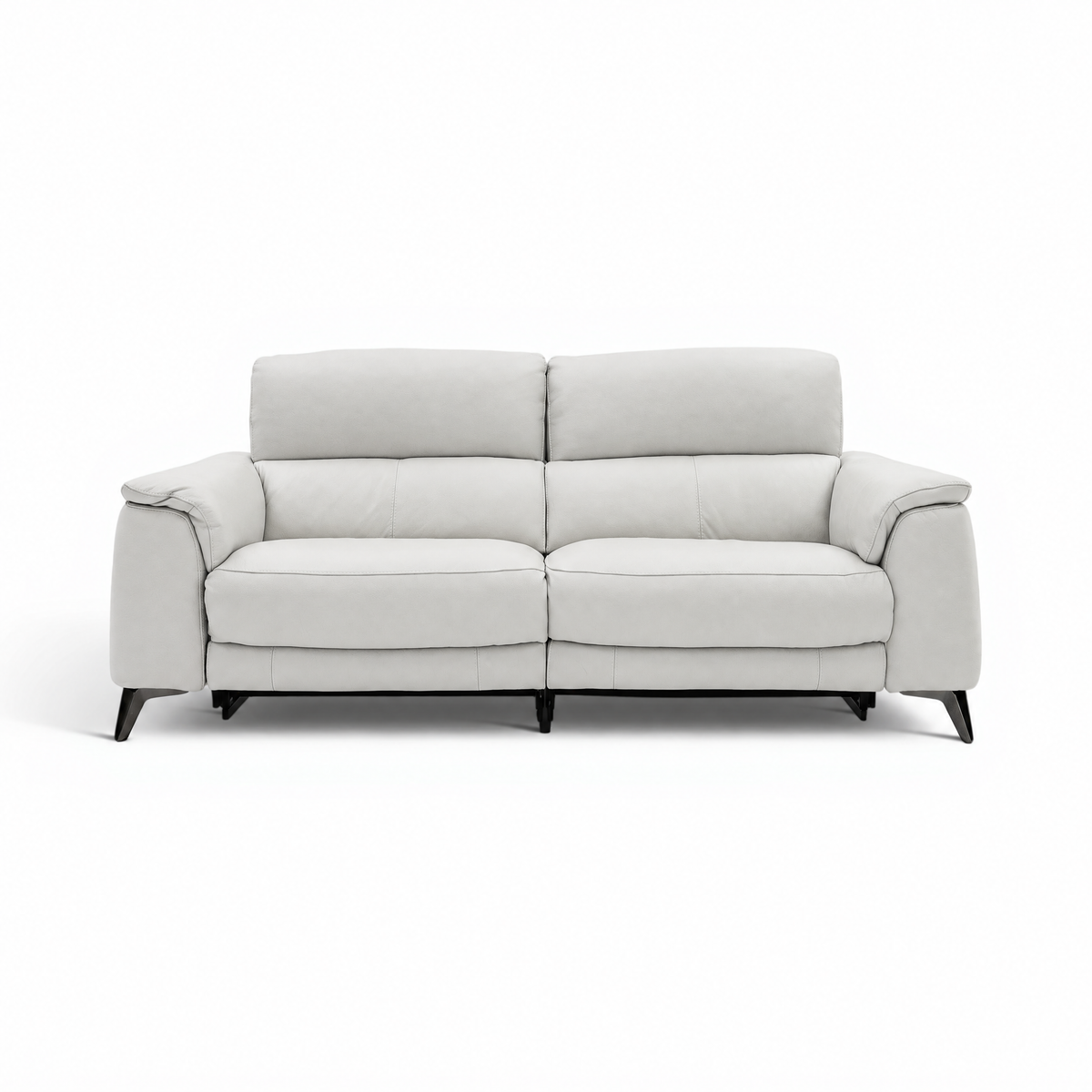 Allegra 3 Seater Recliner Sofa - 2.5 Seater Power Recliner with Power Headrest Cat 20S - Power with Power Headrest & USB 3 Seater Sofas Sterling Home 1 BXS-156E FROST