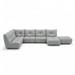 Comet Corner Sofa - Combination 1 - Corner Sofa Group With Footstool Cat 20S Corner Sofas Sterling Home 14 BXS-251E GREY