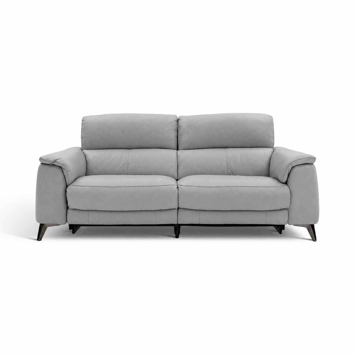 Allegra 3 Seater Recliner Sofa - 2.5 Seater Power Recliner with Power Headrest Cat 20S - Power with Power Headrest & USB 3 Seater Sofas Sterling Home 2 BXS-251E GREY