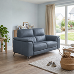 Allegra 2 Seater Sofa - 2 Seater Sofa Cat 20S — BXS-313E OCEAN BLUE, gallery image 1