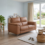 Allegra 2 Seater Sofa - 2 Seater Sofa Cat 20S — BXS-334E PECAN BROWN, gallery image 1