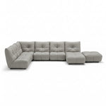 Comet Corner Sofa - Combination 1 - Corner Sofa Group With Footstool Cat 20S Corner Sofas Sterling Home 16 BXS-946B FEATHER GREY