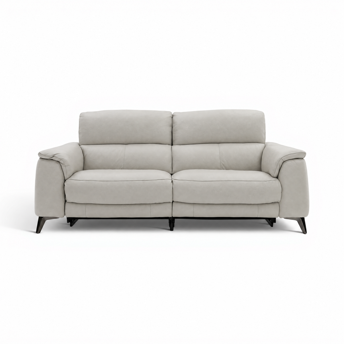 Allegra 3 Seater Recliner Sofa - 2.5 Seater Power Recliner with Power Headrest Cat 20S - Power with Power Headrest & USB 3 Seater Sofas Sterling Home 4 BXS-946B FEATHER GREY
