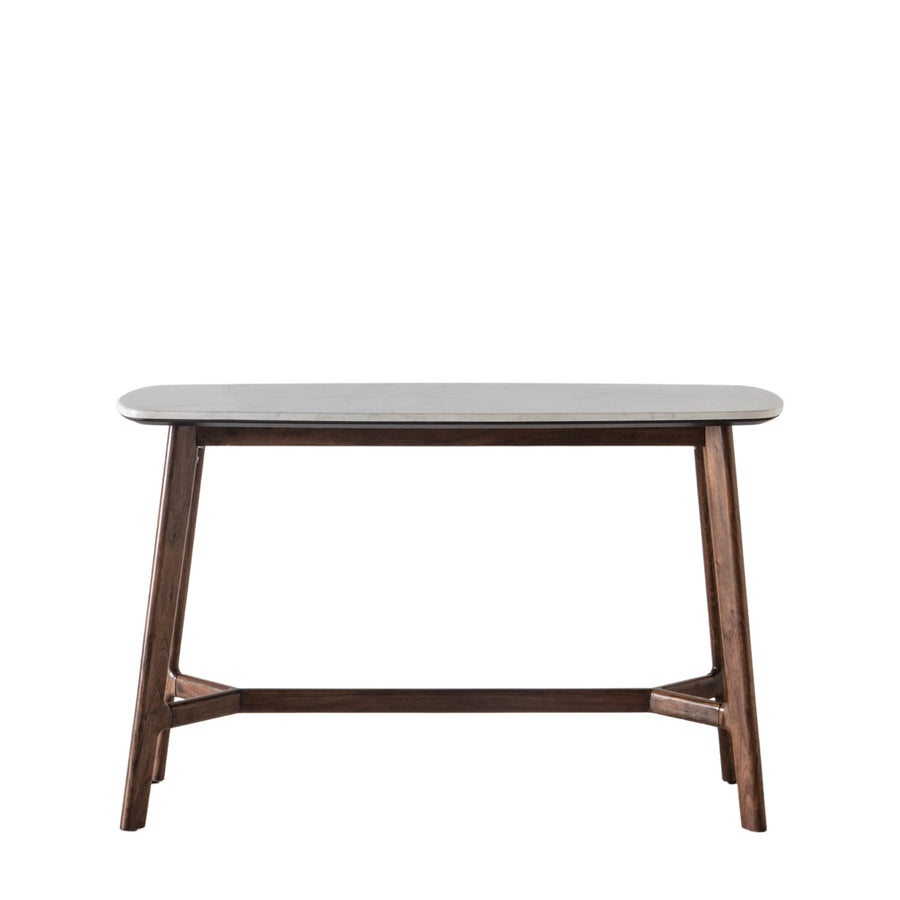 Barcelona Console Table - Console Table Dark Wood / Marble Sterling Home 1