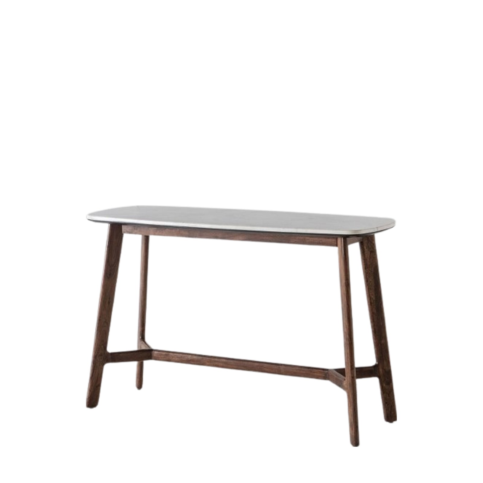 Barcelona Console Table - Console Table Dark Wood / Marble Sterling Home 5