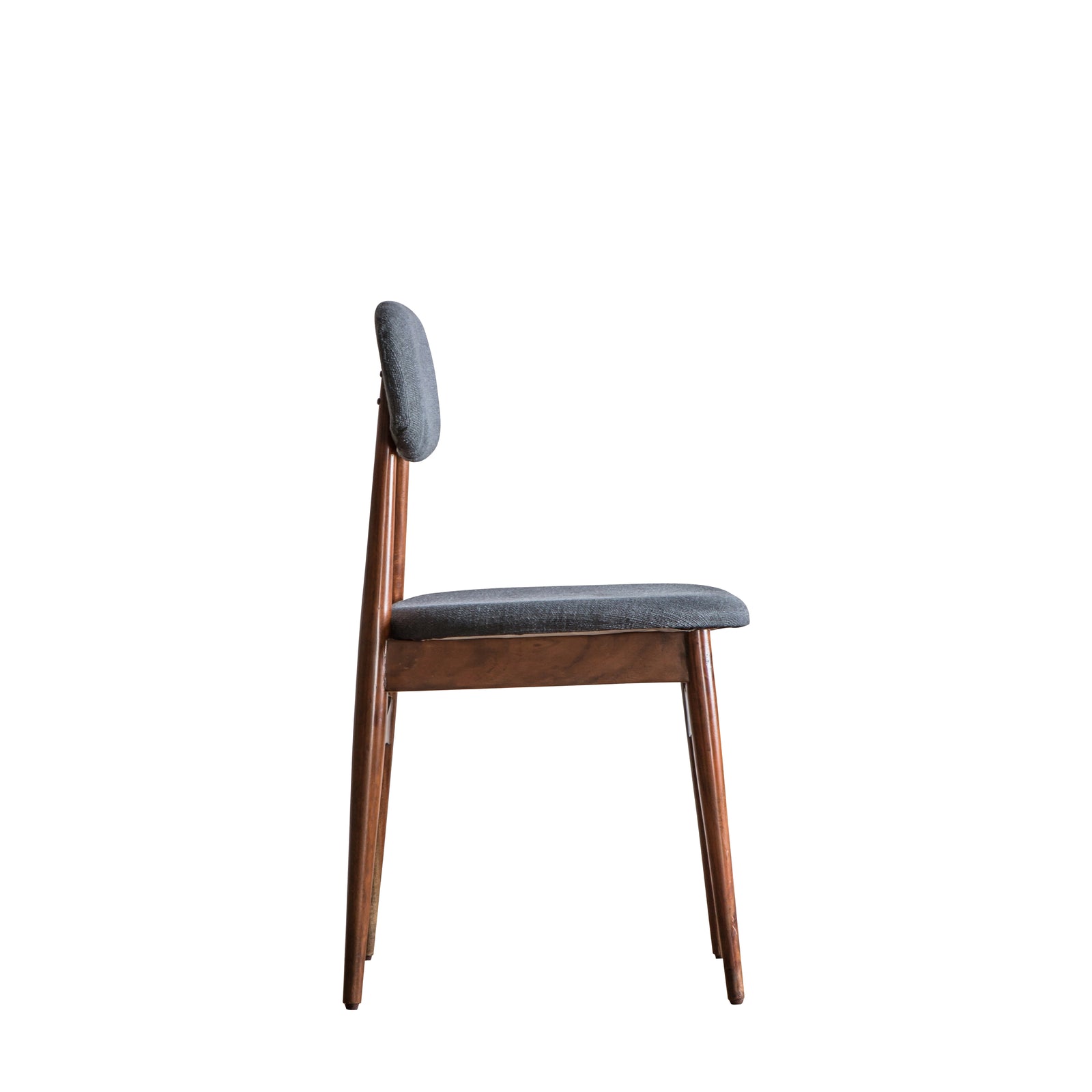Barcelona Pair of Dining Chairs - Dining Chair - Pair Dark Wood / Grey Sterling Home 6