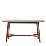 Barcelona Dining Table - Dining Table 160x90cm Dark Wood / Marble Sterling Home 1