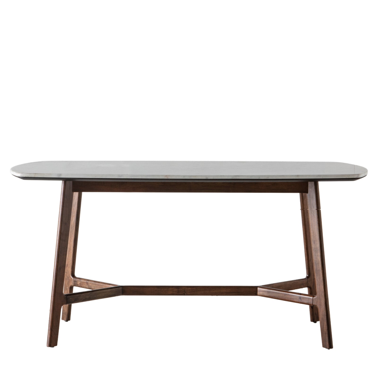 Barcelona Dining Table - Dining Table 160x90cm Dark Wood / Marble Sterling Home 1