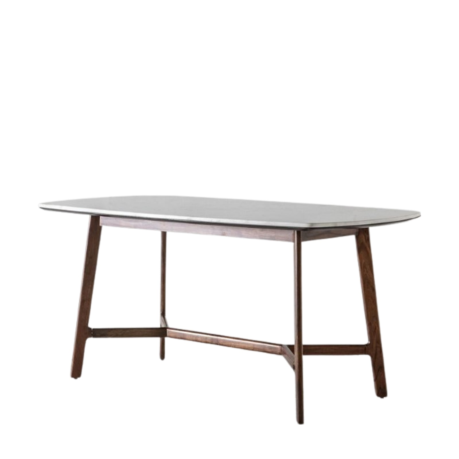 Barcelona Dining Table - Dining Table 160x90cm Dark Wood / Marble Sterling Home 5