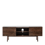 Barcelona Media Cabinet - Media Cabinet Dark Wood / Marble Sterling Home 1