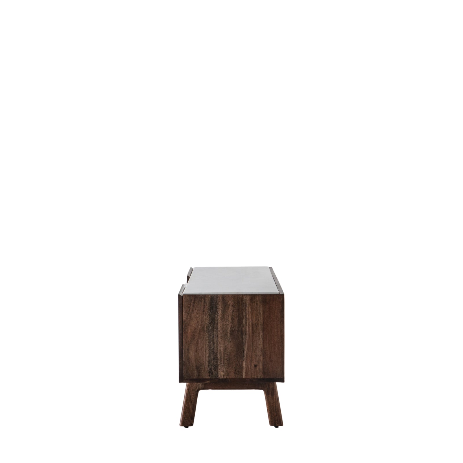 Barcelona Media Cabinet - Media Cabinet Dark Wood / Marble Sterling Home 5