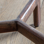 Barcelona Side Table - Side Table Dark Wood / Marble Sterling Home 4