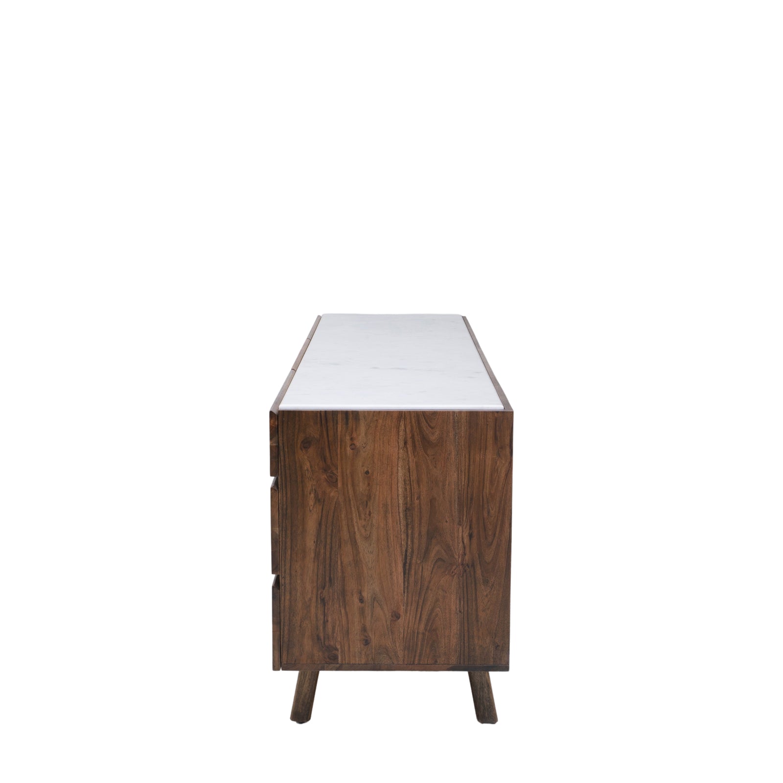 Barcelona Sideboard - Sideboard Dark Wood / Marble Sterling Home 5