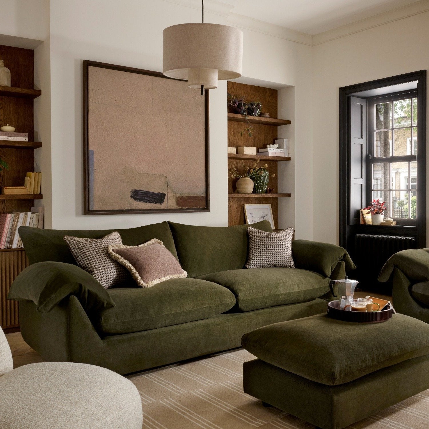 Vogue Williams Bayswater Large Sofa - Large Sofa Matt Chenille 3 Seater Sofas Sterling Home 2