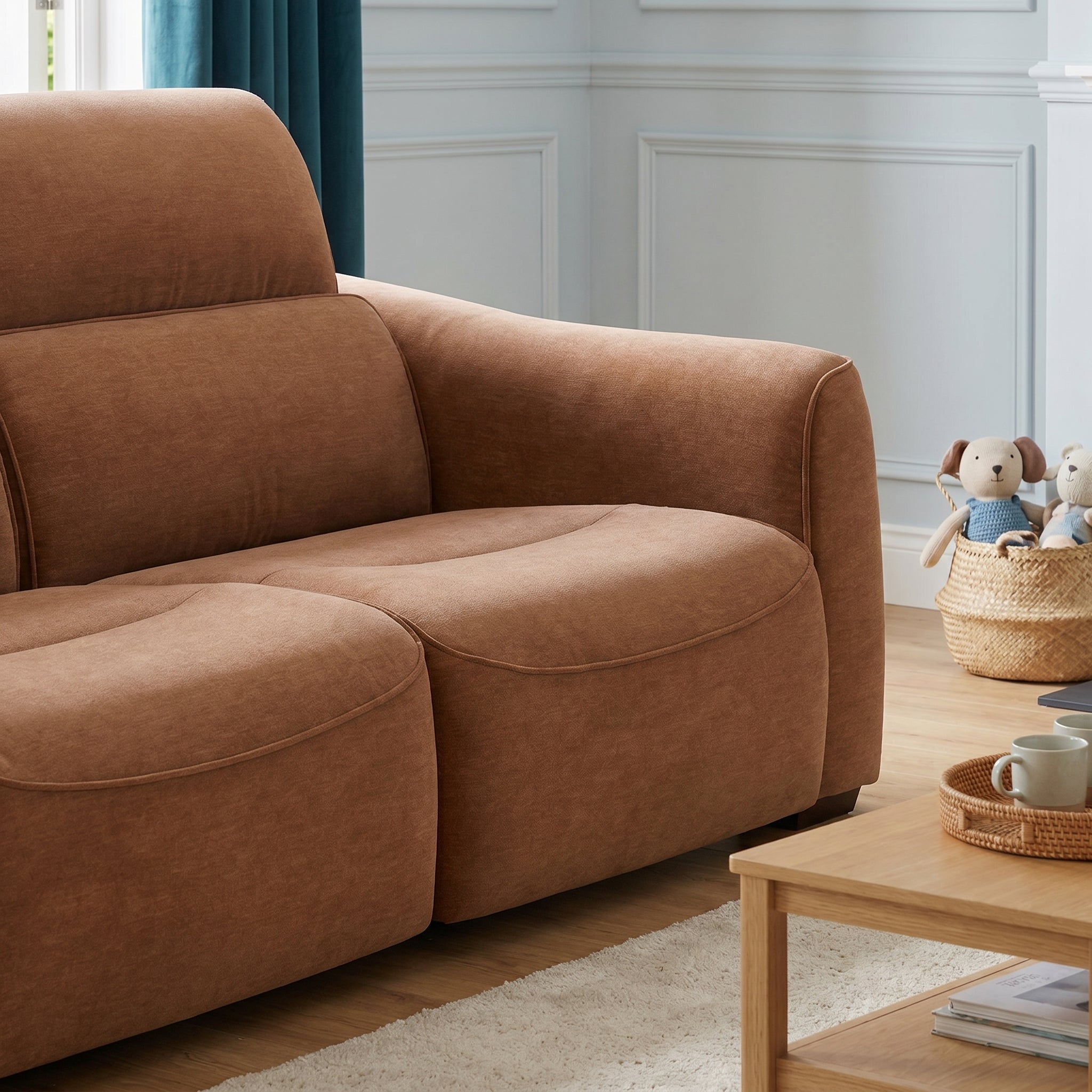 Beck 2 Seater Sofa - 2 Seater Sofa Fabric Sterling Home 4