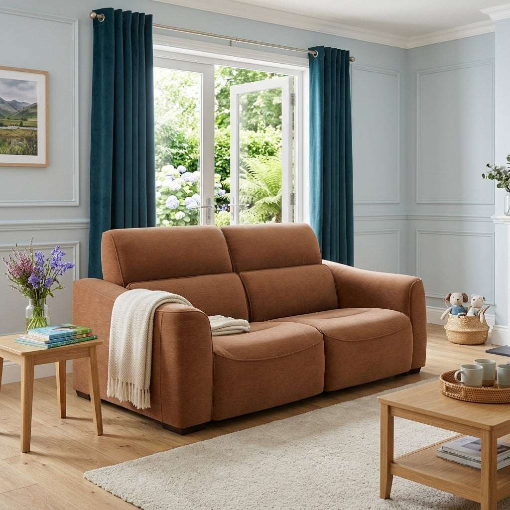 Beck 2 Seater Sofa - 2 Seater Sofa Fabric Sterling Home 2
