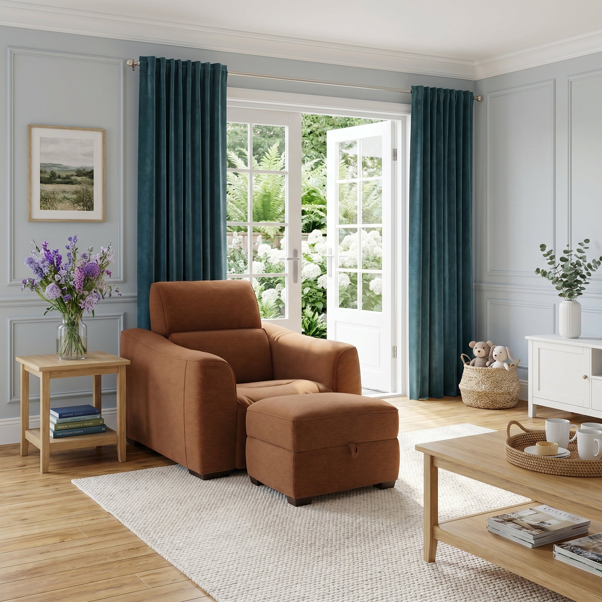 Beck Armchair - Armchair Fabric Sterling Home 2