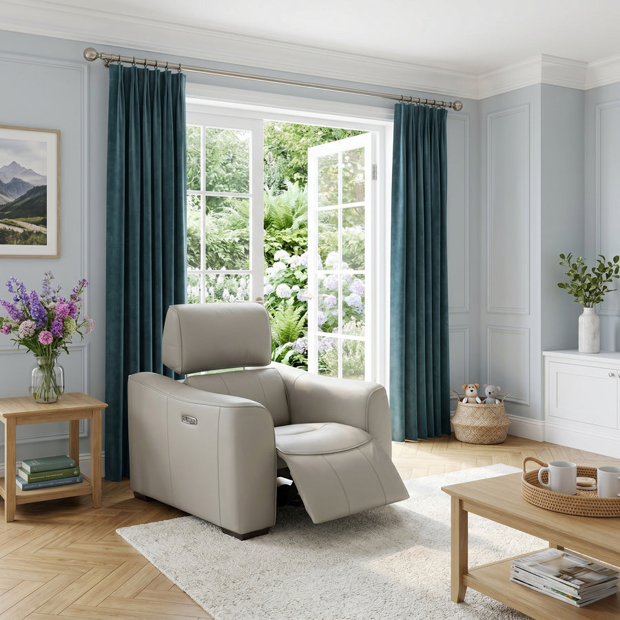 Beck Recliner Armchair - Power Recliner Chair Cat 20S - Power Recliner with USB