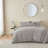 Bergen Silver Quilted Throwover