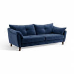 Zara 4 Seater Sofa - 4 Seater Sofa — Plush Navy, gallery image 2