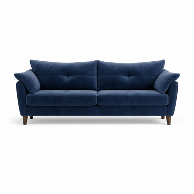 Zara 4 Seater Sofa - 4 Seater Sofa 4 Seater Sofas Sterling Home 5 Plush Navy