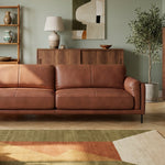 Morris 3 Seater Small Sofa - 2.5 Seater Sofa Compact Fabric 3 Seater Sofas Sterling Home 2