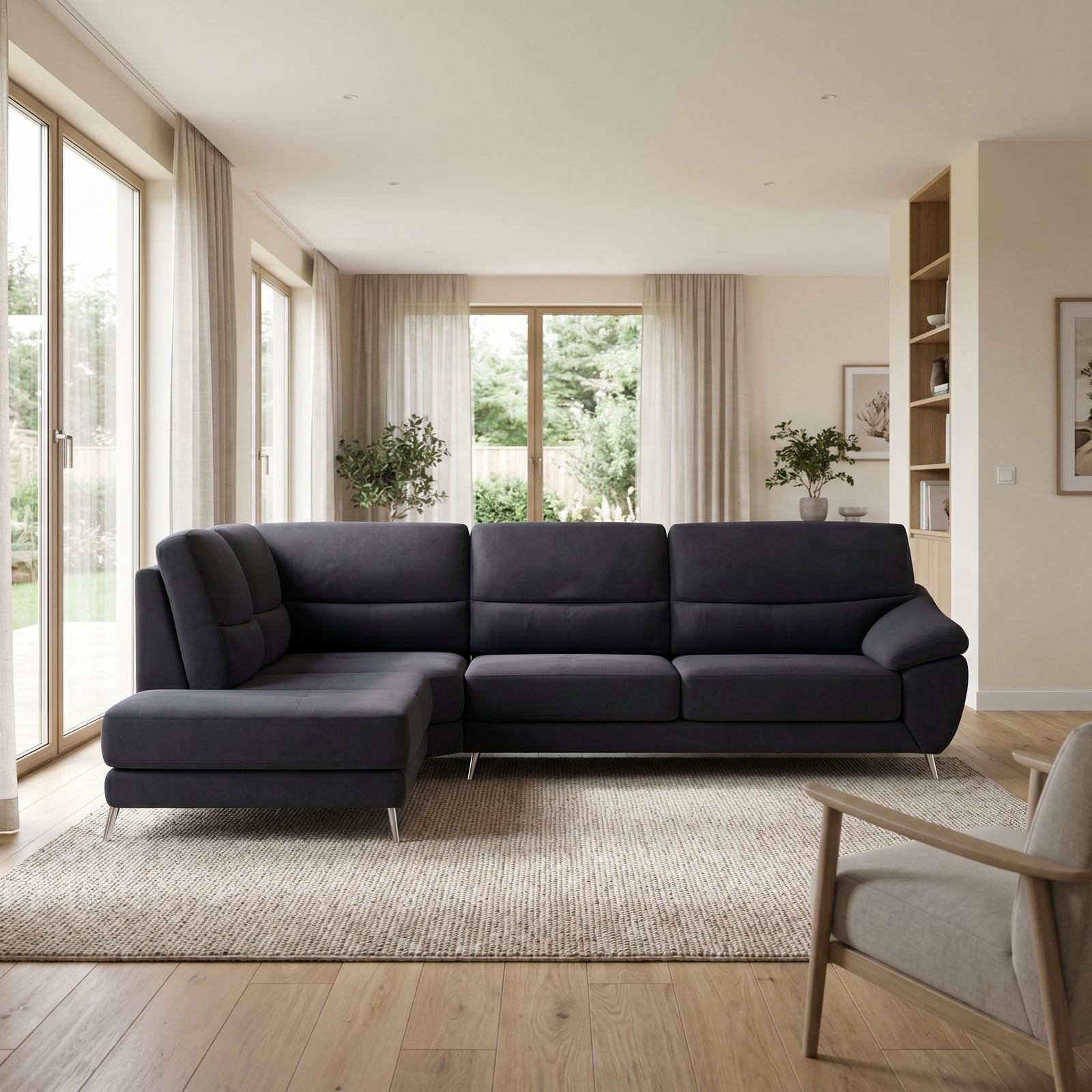 Bolero Corner Sofa - Combination 2 2 Piece Corner Right Terminal Fabric - Right Hand Facing Corner Sofas Sterling Home 2