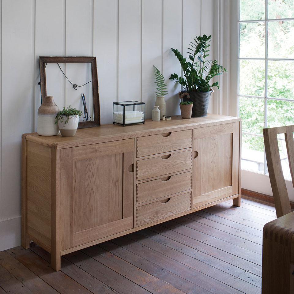 Ercol Bosco Large Sideboard - Large Sideboard Clear Matt Storage Sterling Home 2