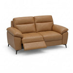 Nicoletti Vivaldi 2 Seater Recliner Sofa On Legs - 2 Seater Double Power Recliner on Legs CK Botero - Power Recliner with USB-C 2 Seater Sofas Sterling Home 3 Botero 2151 Cuoio