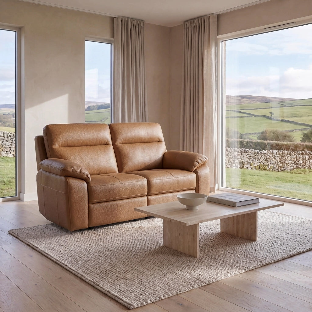 Nicoletti Vivaldi 2 Seater Sofa    - 2 Seater CK Botero — Botero 2151 Cuoio, gallery image 1