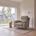 Nicoletti Vivaldi Armchair On Legs  - Chair on Legs CK Botero — Botero 2152 Taupe, gallery image 1