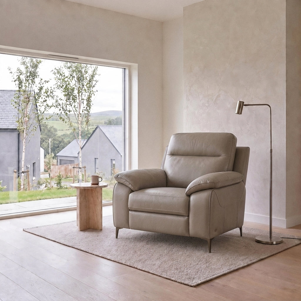 Nicoletti Vivaldi Armchair On Legs  - Chair on Legs CK Botero — Botero 2152 Taupe, gallery image 1