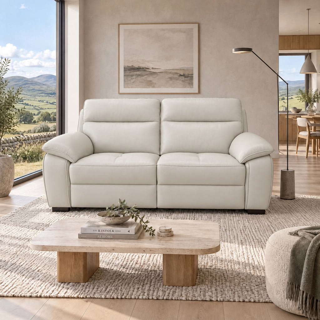 Nicoletti Vivaldi 3 Seater Sofa    - 3 Seater CK Botero — Botero 2153 Bianco, gallery image 1