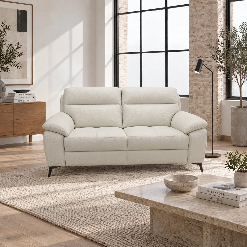 Nicoletti Vivaldi 2 Seater Sofa On Legs - 2 Seater Sofa on Legs CK Botero — Botero 2153 Bianco, gallery image 1