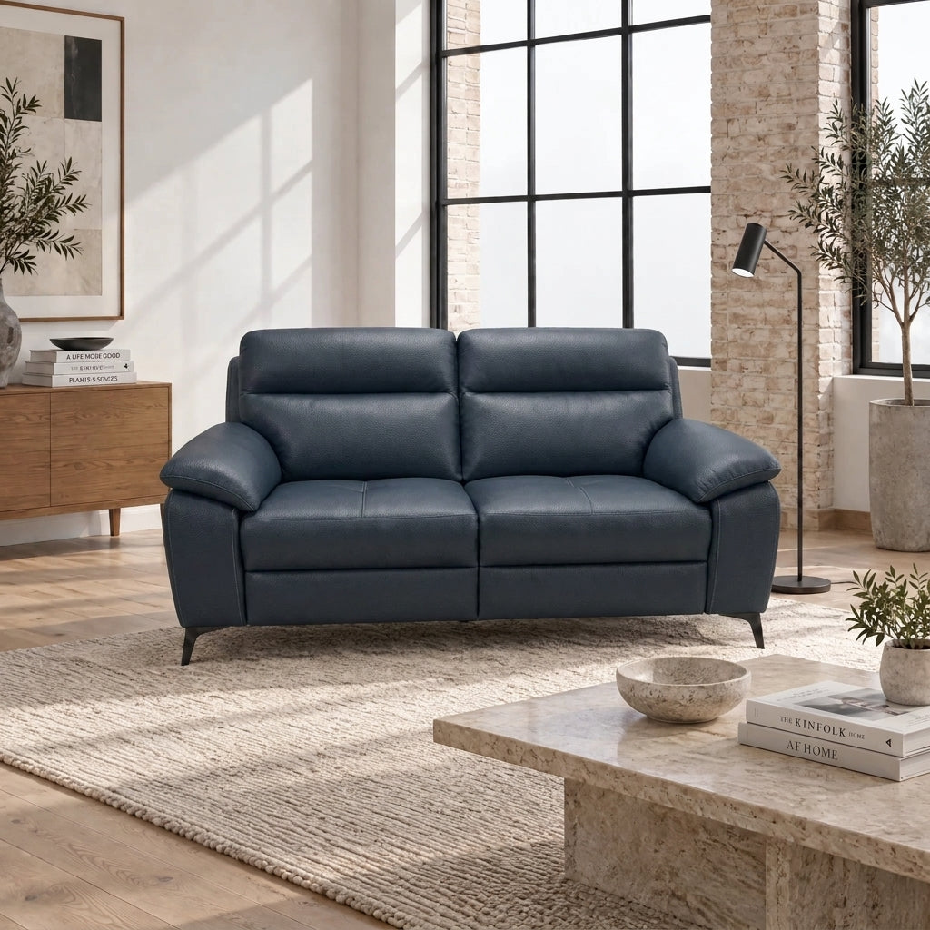 Nicoletti Vivaldi 2 Seater Sofa On Legs - 2 Seater Sofa on Legs CK Botero — Botero 2154 Nero, gallery image 1