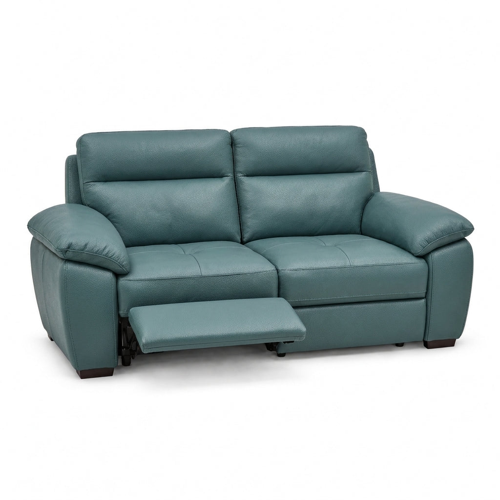 Nicoletti Vivaldi 3 Seater Recliner Sofa    - 3 Seater Double Power Recliner CK Botero - Power Recliner with USB-C — Botero 2155 Ottanio, gallery image 1