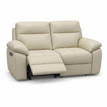 Nicoletti Vivaldi 2 Seater Recliner Sofa - 2 Seater Double Power Recliner CK Botero - Power Recliner with USB-C 2 Seater Sofas Sterling Home 2 Botero 2156 Crema
