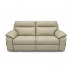 Nicoletti Vivaldi 3 Seater Recliner Sofa - 3 Seater Double Power Recliner CK Botero - Power Recliner with USB-C 3 Seater Sofas Sterling Home 2 Botero 2156 Crema