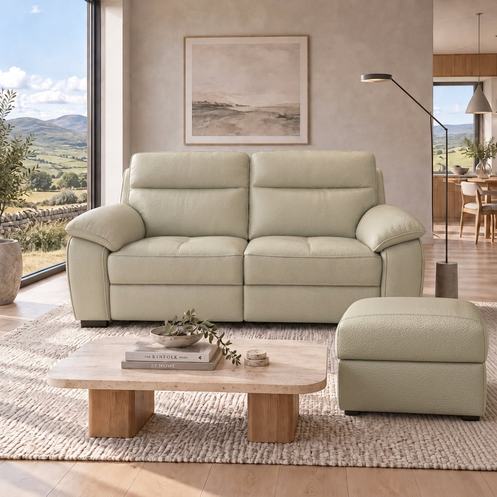 Nicoletti Vivaldi Storage Footstool - Ottoman Holder CK Botero — Botero 2156 Crema, gallery image 1