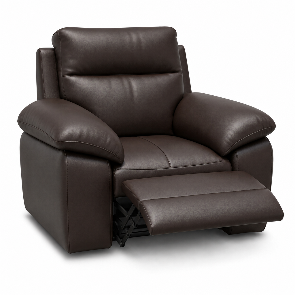 Nicoletti Vivaldi Recliner Armchair - Power Recliner Chair CK Botero - Power Recliner with USB-C — Botero 2157 Testa Di Moro, gallery image 2