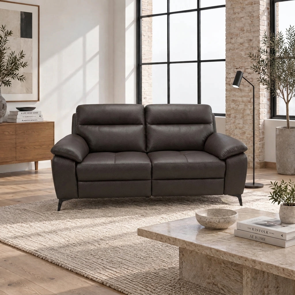 Nicoletti Vivaldi 2 Seater Sofa On Legs - 2 Seater Sofa on Legs CK Botero — Botero 2157 Testa Di Moro, gallery image 1