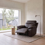 Nicoletti Vivaldi Recliner Armchair - Power Recliner Chair CK Botero - Power Recliner with USB-C — Botero 2157 Testa Di Moro, gallery image 1