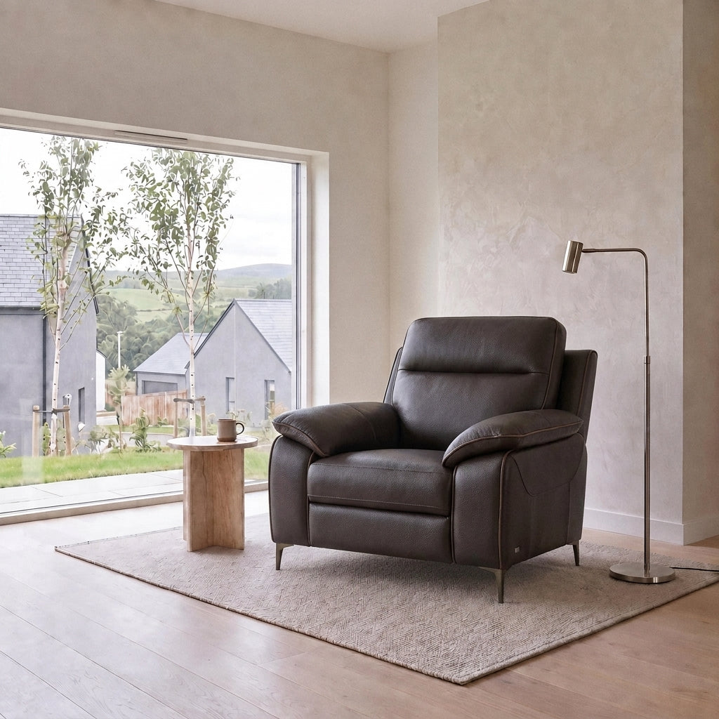 Nicoletti Vivaldi Armchair On Legs  - Chair on Legs CK Botero — Botero 2157 Testa Di Moro, gallery image 1