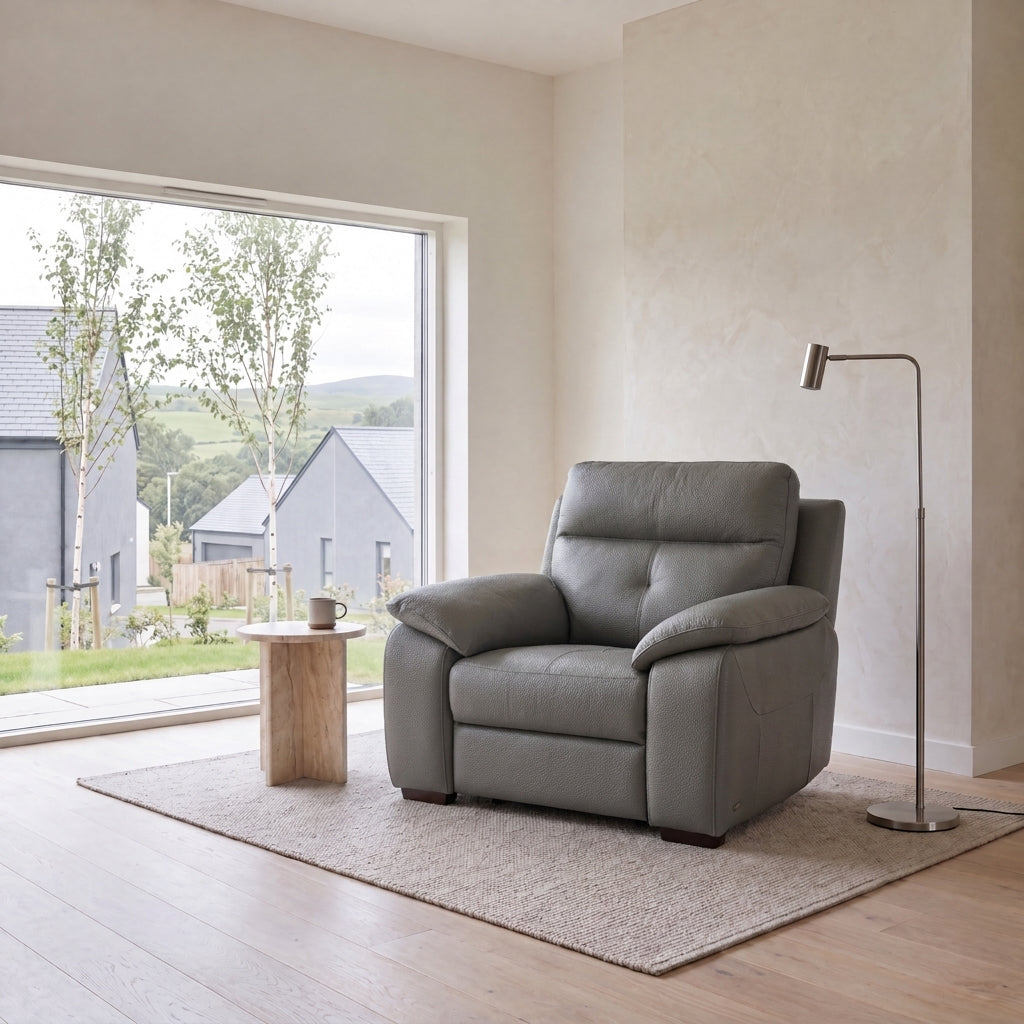 Nicoletti Vivaldi Armchair - Chair CK Botero — Botero 2162 Grigio, gallery image 1