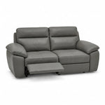 Nicoletti Vivaldi 3 Seater Recliner Sofa    - 3 Seater Double Power Recliner CK Botero - Power Recliner with USB-C — Botero 2162 Grigio, gallery image 1