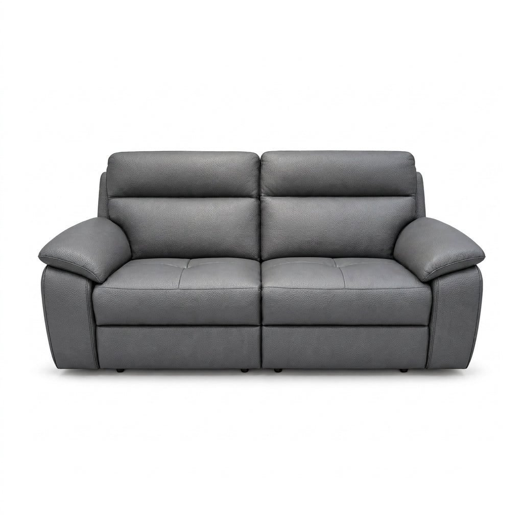 Nicoletti Vivaldi 3 Seater Recliner Sofa - 3 Seater Double Power Recliner CK Botero - Power Recliner with USB-C 3 Seater Sofas Sterling Home 6 Botero 2162 Grigio