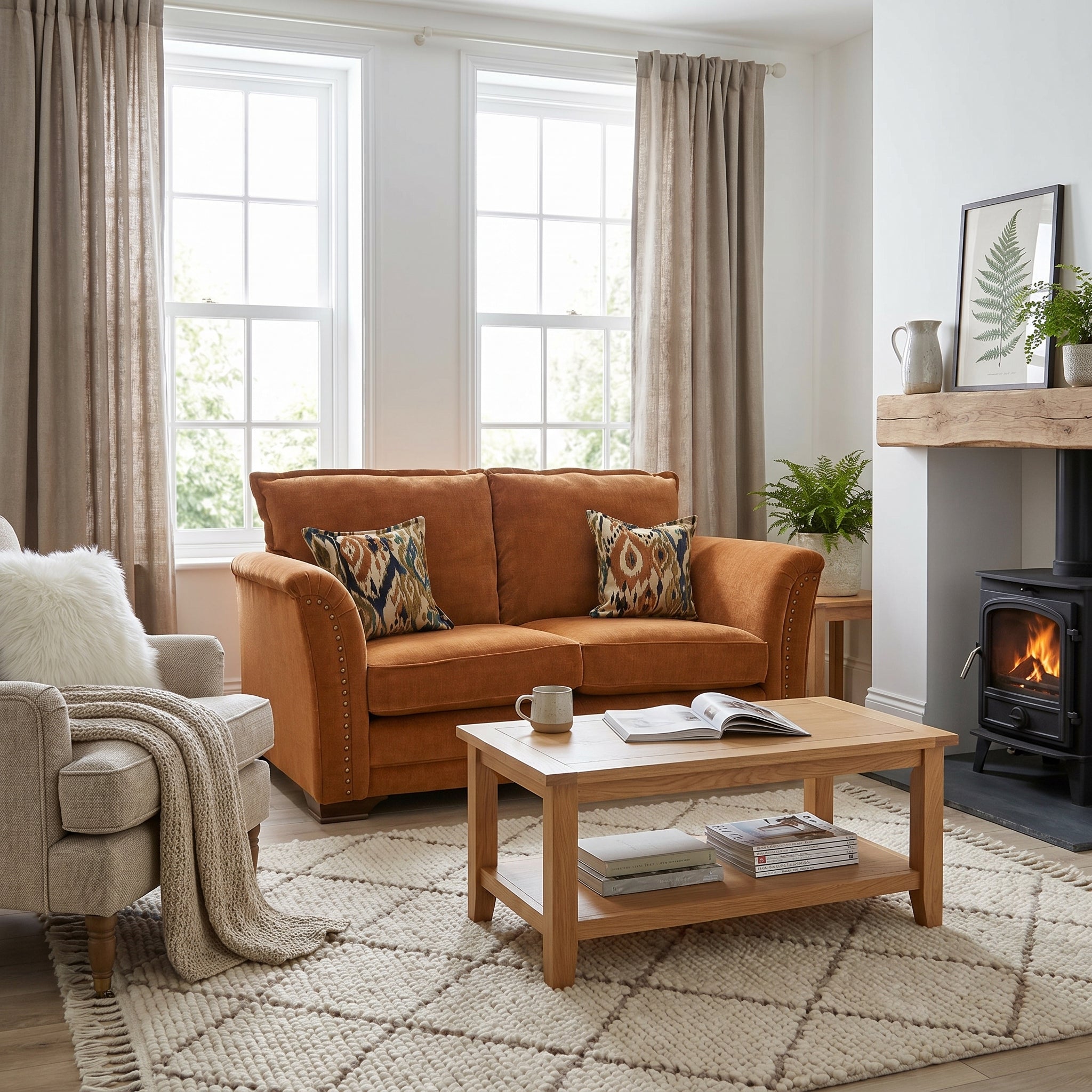 Burton 2 Seater Sofa - 2 Seater Sofa Grade D 2 Seater Sofas Sterling Home 2