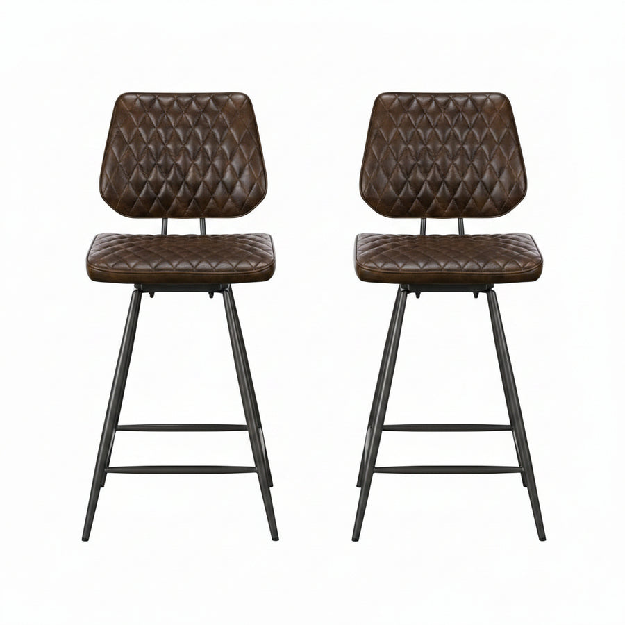 Starley Dark Brown Bar Stool - Bar Stool Dark Brown Sterling Home 1